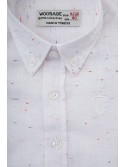 White spotted shirt NDZ3803 - Online store - Boutique